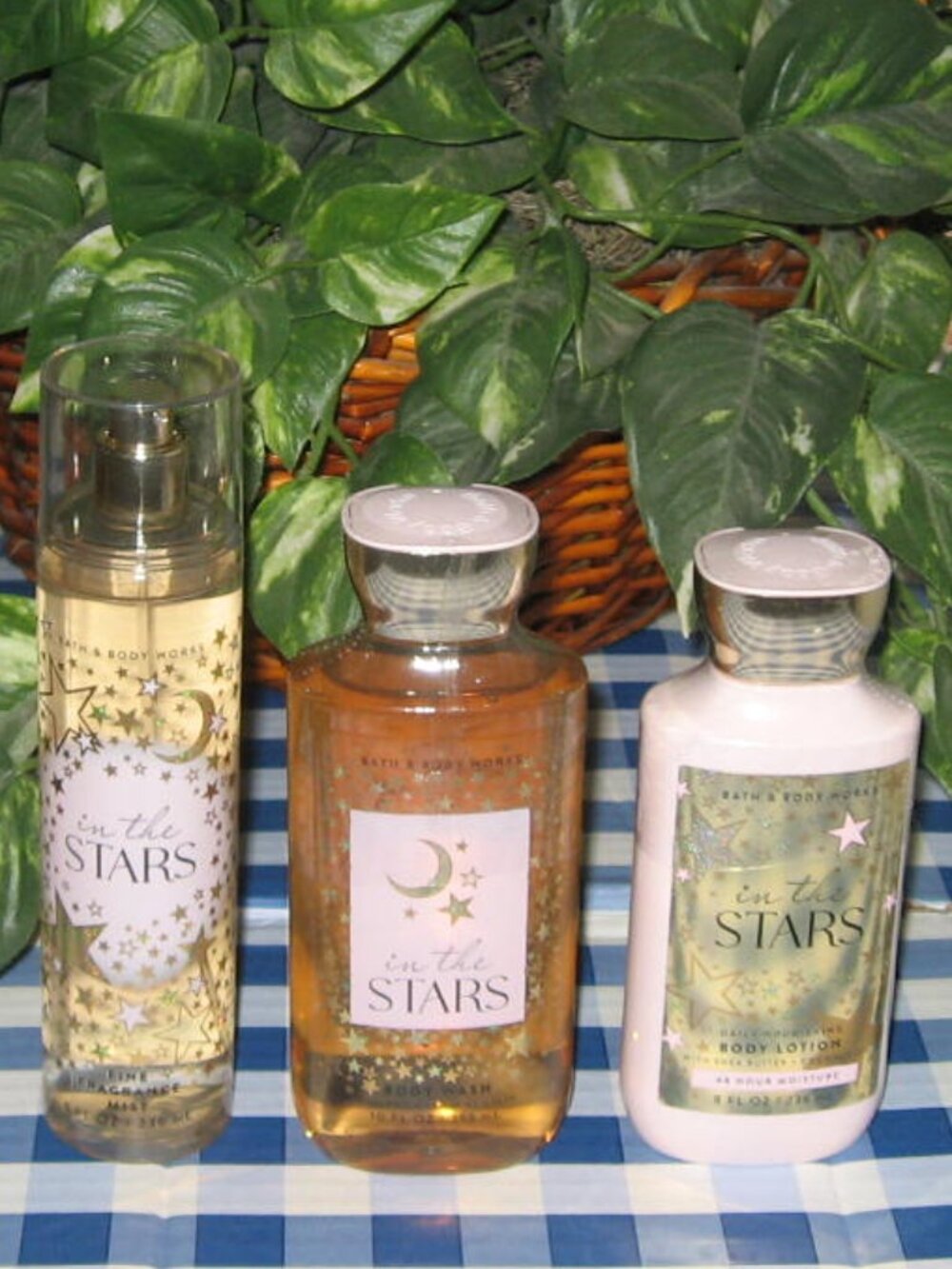 BBW In The Stars Body Wash Fragrance Mist Body Lotion Lot of 3 NEW